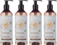 sarcia.eu ITINERA - Kalmerende vloeibare zeep met Veneto haver, 95% natuurlijke ingrediënten 370 ml (4 stuks)