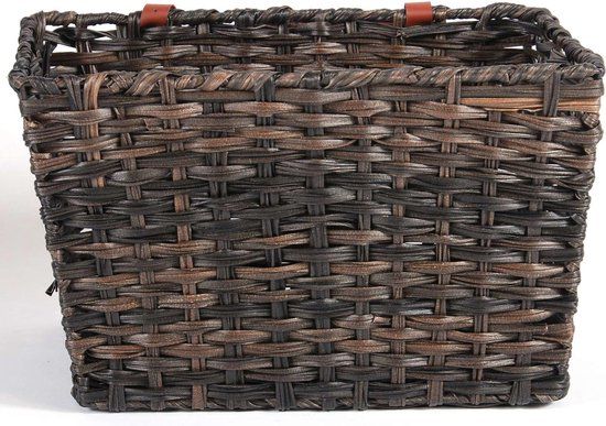 Volare Grote Gevlochten Rieten Fietsmand - Bruin - Voor Kinderfiets - 30.7L