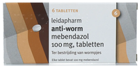 Leidapharm Anti Worm Mebendazol 100mg Tabletten