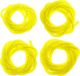 Vinatio Handels GmbH lot de 4 tuyau d'essence 60cm jaune flexible 3,5mm 2,5x5mm 3x5mm 3x6mm
