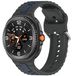 Wigento Samsung Siliconen armband voor Galaxy Watch 9 / 8 / 8 Classic, tweekleurig design