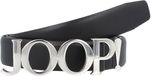 Joop! Riem leer - Dames - 95 cm - black-silver