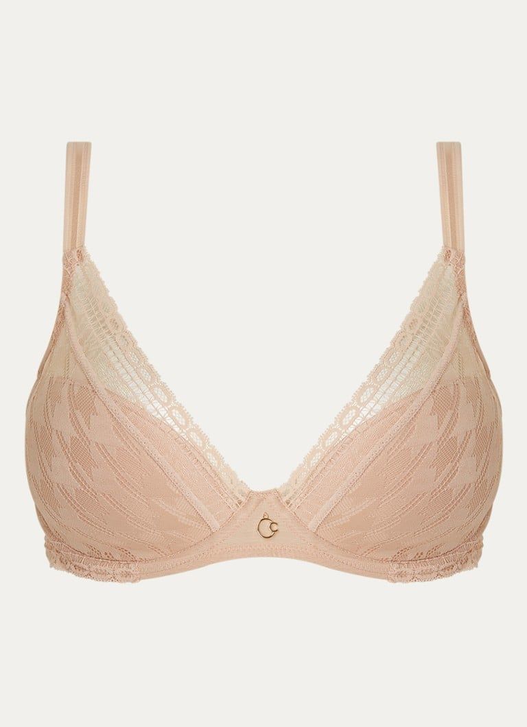 Chantelle Impression Plunge Bra with Lace Overlay