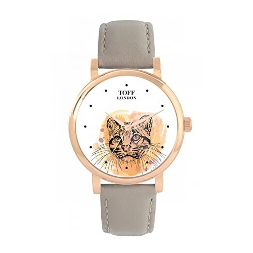 Toff London Ocelot aquarel horloge - 5059911122818