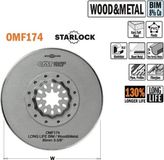 CMT Ronde BIM Multitoolzaagblad voor Metaal en Hout, 85mm, 5 Stuks
