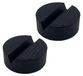 Merkloos Rubberen pad krik - Set van 2 - Ronde trolleykrik - Antislip