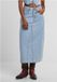 Urban Classics Soft Denim Midi Lange rok Blauw W26
