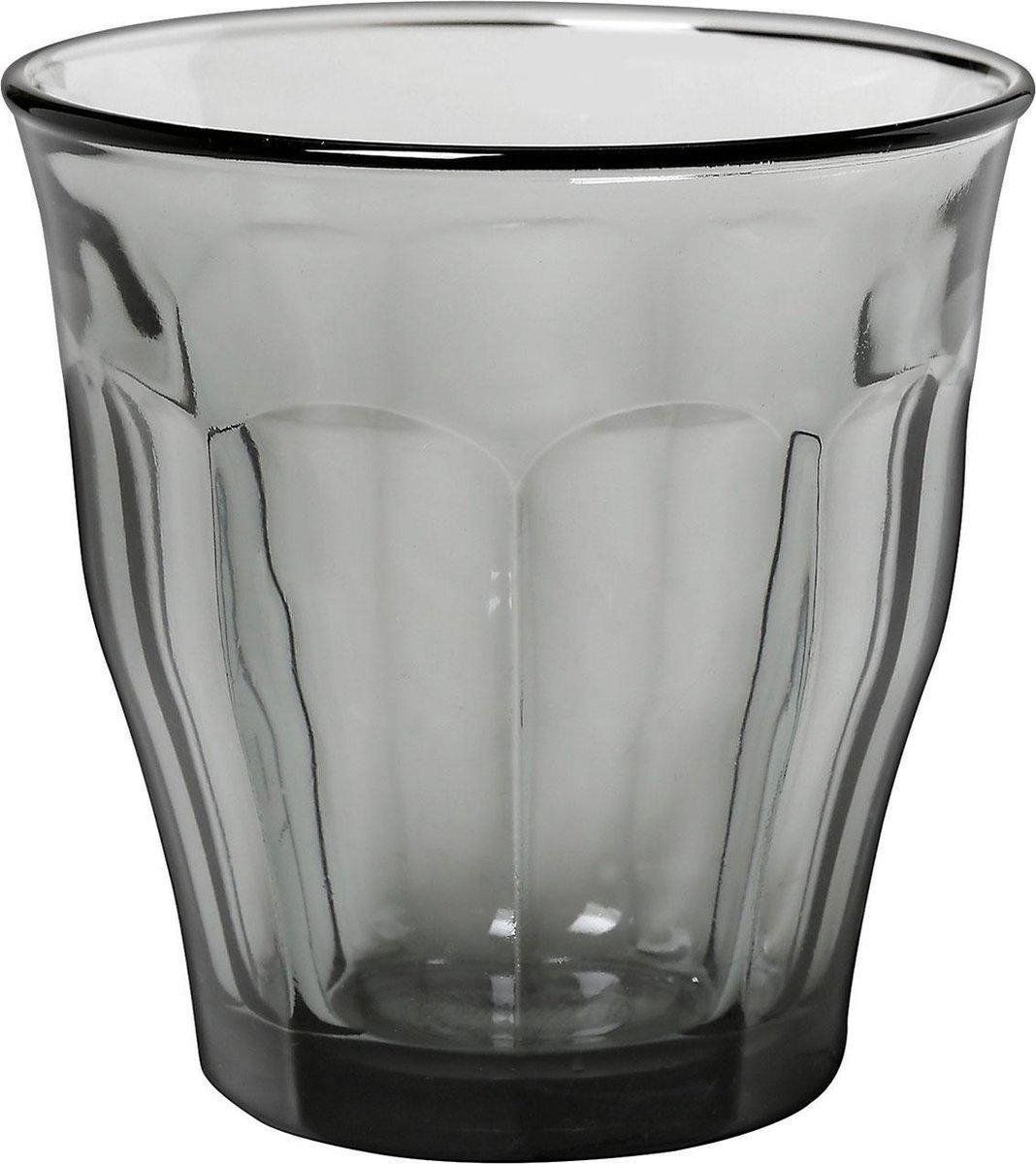 Duralex Picardie - Bekerglazen - 25cl - Grijs - 6 stuks