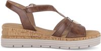 Gabor - Dames - Plateau sandalen - Leer - Kurk/Rubber zool - Gesp - Lente/Zomer 2026