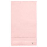 Lacoste Heritage Supima katoenen handdoek, lichtroze, 16 "x 30"