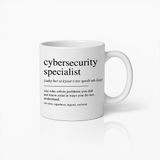 Nevolis Bol Cybersecurity Specialist Definitie Mok – 330ml Grappige IT Expert Koffiemok Cadeau