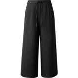 QS s.Oliver Gestructureerde broek zwart