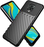 cofi1453® Hybrid Armor Étui de protection "Thunder" Coque Pare-chocs Housse de téléphone portable Matt Cover Robuste Antidérapant compatible avec Xiaomi Redmi Note 8T