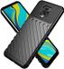 cofi1453® Hybrid Armor Étui de protection "Thunder" Coque Pare-chocs Housse de téléphone portable Matt Cover Robuste Antidérapant compatible avec Xiaomi Redmi Note 8T