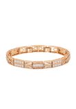 NAEMI Armband 14 karaat goud rosékleurig 17 cm
