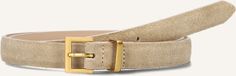 Notre-V Tulia Suede Riemen - Zand - Maat 105