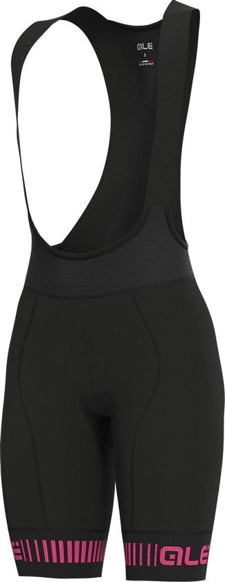 Alé Cycling Graphics PRR Strada Bib Shorts Dames, black-fluo pink