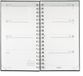 Brepols Ecorama Kazar Weekly Appointment Book - Comb Binding - Multi-Language - Square Corners - 89 x 160 mm