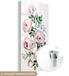 MuchoWow® Glasschilderij 60x120 cm - Acrylglas Schilderij - Waterverf Rozen Bloemen Print - Modern