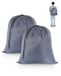 OTraki 2-pack sac à linge pour voyage, sac à linge pliable 50x60cm avec cordon de serrage sac de collecte de linge pour linge sale, sac à vêtements pour dortoir et buanderie de voyage