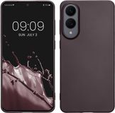 kwmobile telefoonhoesje geschikt voor Samsung Galaxy S25 Edge - Hoesje voor smartphone - Back cover in metallic braam