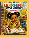 My First Learning Workbook for Girls: Tracing Letters, Numbers 1-50 & Fun Activities for ages 3-5