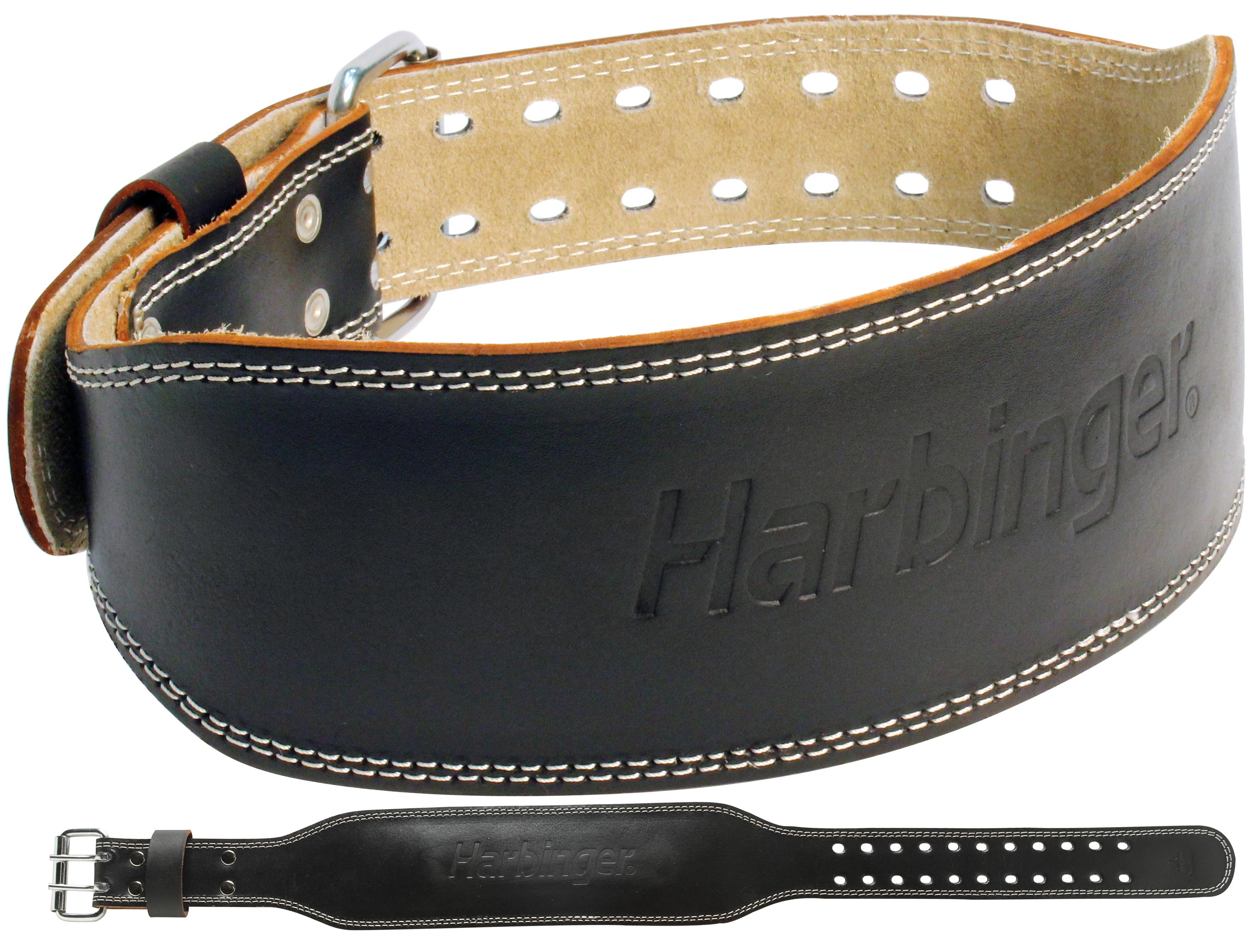 Harbinger - Pro Powerlift Riem - Gewichthefriem Van Leer - XL - Zwart