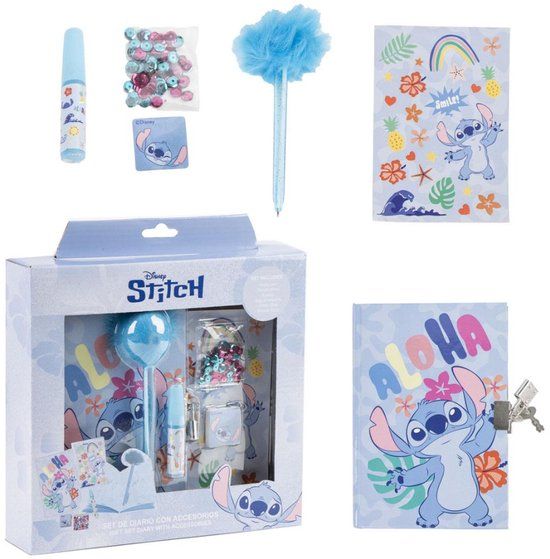 disney,lilo_and_stitch Disney Lilo en Stitch Aloha slotenmakersdagboekset
