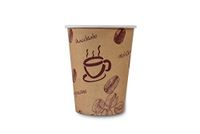 Funny Coffee-to-go beker 200 ml, bruin, 50 stuks