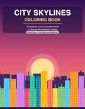 City Skylines Coloring Book with Word Search Puzzles: Book One