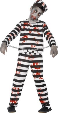 Vegaoo "Gevangene zombie Halloween kostuum voor jongens - Kinderkostuums - 122/134"