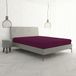 MB HOME ITALY Hoeslaken Max Color, pruimen, tweepersoonsbed 170 x 200 cm