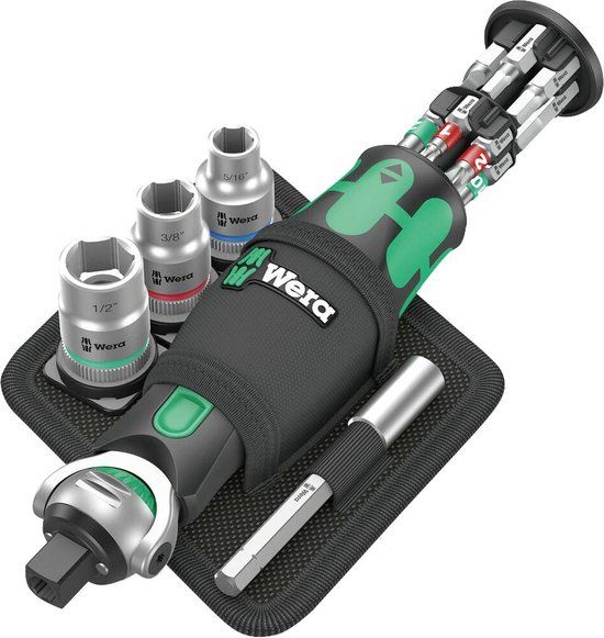 Wera Zyklop Pocket Set Imperial 2 Bitschroevendraaier 1/4, 3/8 - 8009