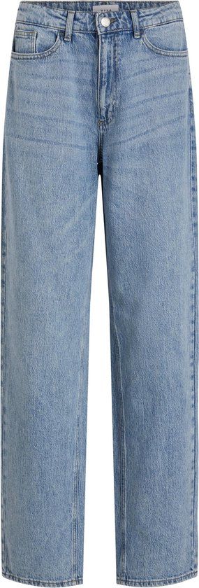 Vila VIKELLY JAF HW STRAIGHT JEANS-NOOS Dames Jeans Light Blue Denim - Maat 40 x 32