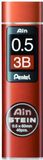 Pentel Kok met 40 Stiften 0,5 3B grijs