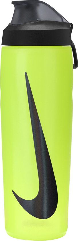 Nike Bidon Refuel Grip Locking - Fluo Geel/Zwart - 0.7 Liter