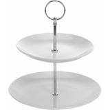 Excellent Houseware Etagere porselein 2 dlg - 8718158472205