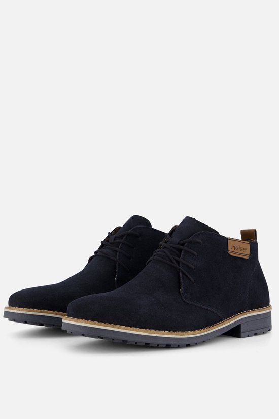 Rieker Veterboots Blauw Synthetisch - Maat 46