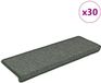 vidaXL Trapmatten 30 st 65x21x4 cm donkergroen rechthoekige rand
