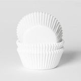 House of Marie Kleine Cupcake Vormpjes Wit pk/50