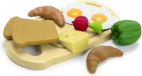 Dantoy Green Garden ontbijtset - 10-delig bioplastic speelgoed
