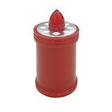 LED theelicht, elektrisch, 12,9 cm, levensduur 60 dagen, rood met rood knipperlicht