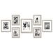 Americanflat 7-delige Drift Wood Gallery Wandfotolijst Set met Matten in 11x14, 8x10 en 5x7 - Composiet hout met breekvast glas - Horizontale en verticale formaten voor muur en tafelblad