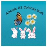 Animals 63 Coloring book