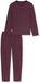 SCHIESSER Pyjama lang ' Modern Nightwear ' donkerbruin / bordeaux