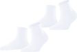 Esprit Basic Pure 2-Pack dames sokken wit - maat 35-38