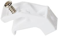 Merriway BH04068 gordijnrailbevestiging voor Decorail (pak van 5), wit
