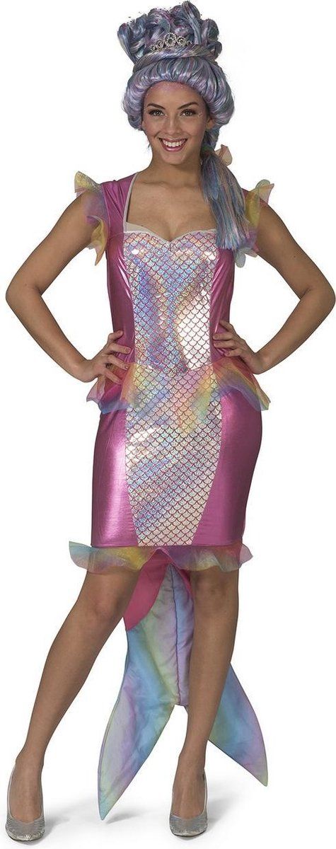 Funny Fashion Zeemeermin Kostuum Mandy Vrouw Maat 40-42