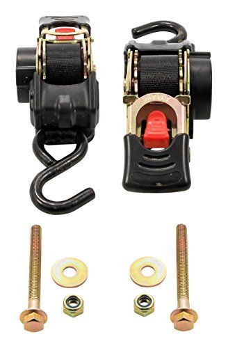 Camco Intrekbare spiegel spanband - beveiligt uw boot tijdens het reizen | Bolt-On Design | 1 lb. Breeksterkte | 1\" W, 5 ½ 'L | Duurzaam en corrosiebestendig - 50032