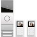 Gira ZFH-Pakket Video Systeem 106 RVS Deurintercom Set 2417000